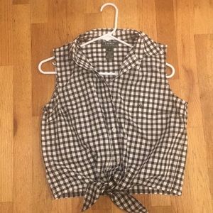 Ralph Lauren Gingham Crop top